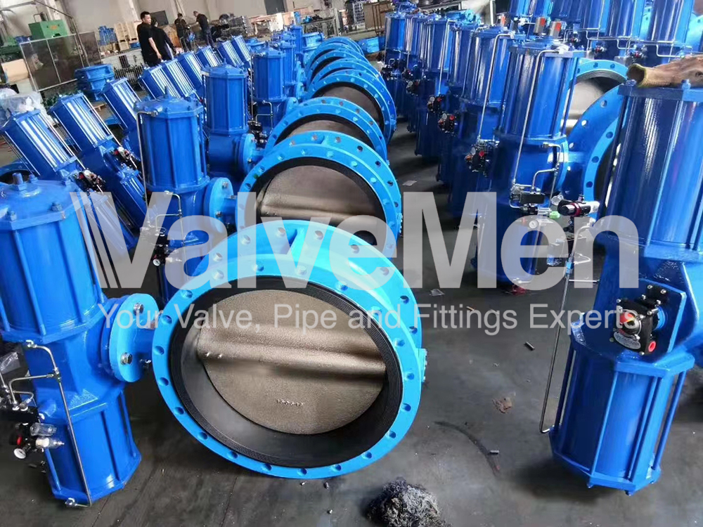 Butterfly valve in exhaust